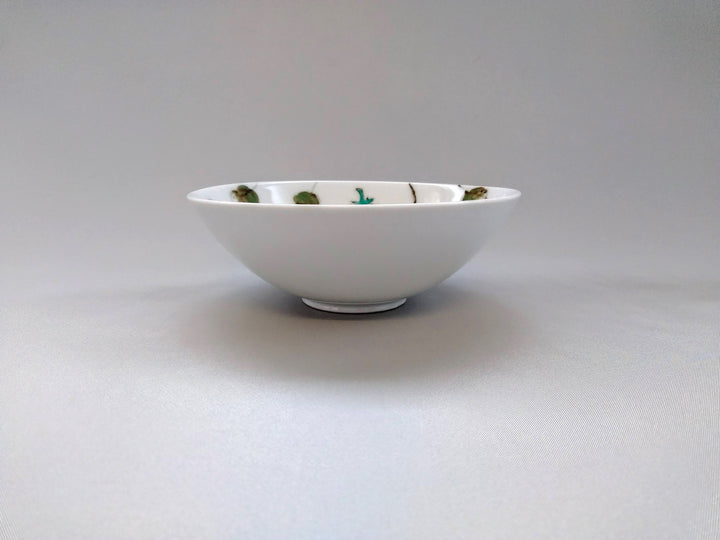 Watercolor Strawberry Flat Bowl - Crafted By Tokushichi Kiln