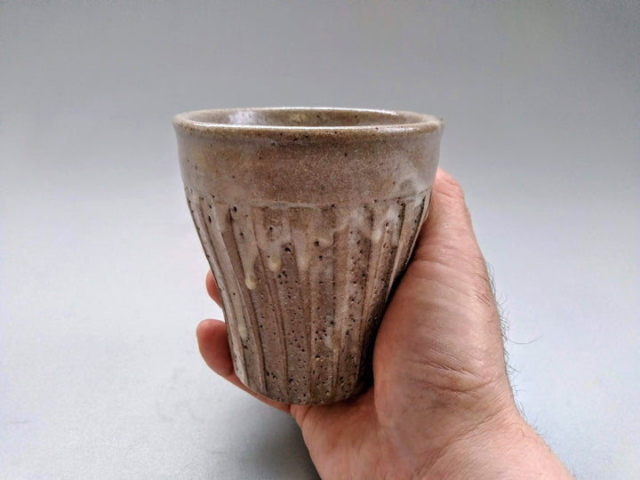 Ridged Warp Free Cup Mocha - Crafted By Kiyohide Yokoi