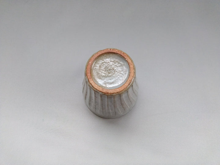 Ridged Warp Free Cup White - Crafted By Kiyohide Yokoi