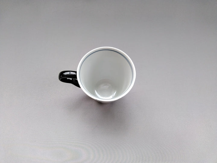 Dotted Checkered Mug Blue - Crafted By Fukuho Kiln