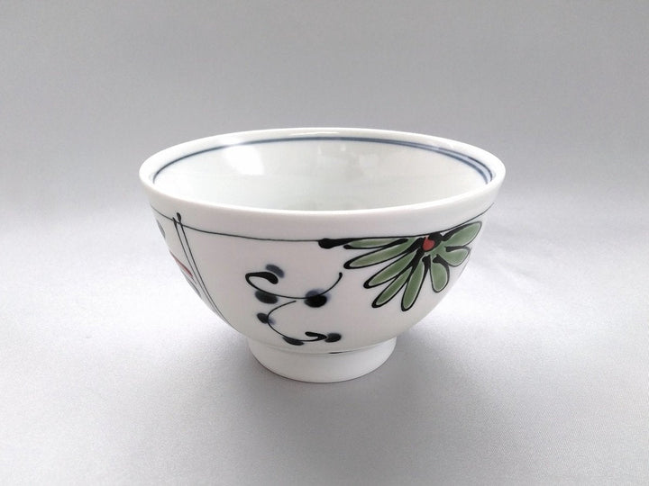 Furyo hand Rice Bowl Green - Crafted By Fukuho Kiln