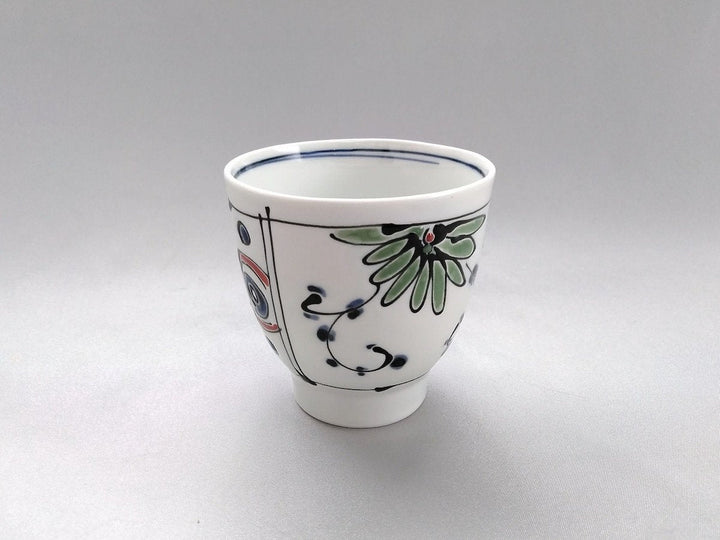 Fuyo hand Tea Cup Green - Crafted By Fukuho Kiln