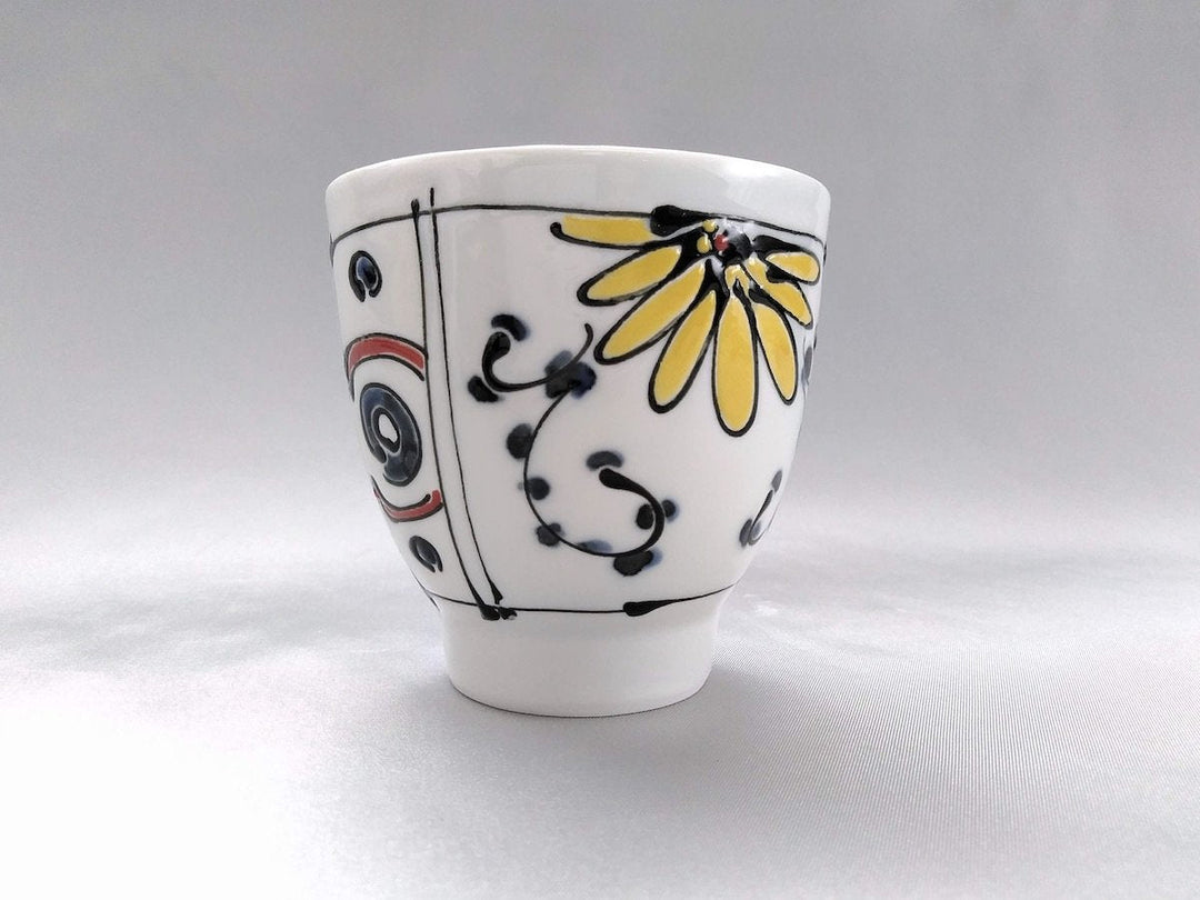 Fuyo hand Tea Cup Yellow - Crafted By Fukuho Kiln