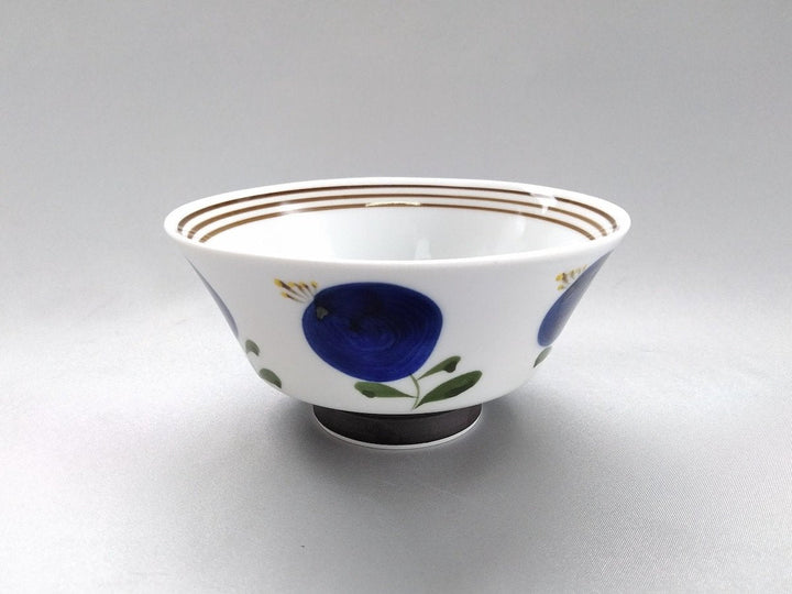 KOHARU Rice Bowl Blue - Crafted By Fukuho Kiln