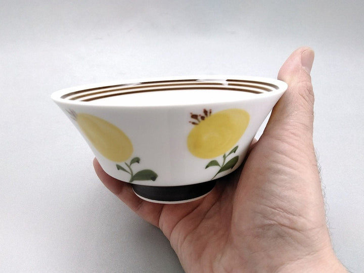 KOHARU Rice Bowl Yellow - Crafted By Fukuho Kiln