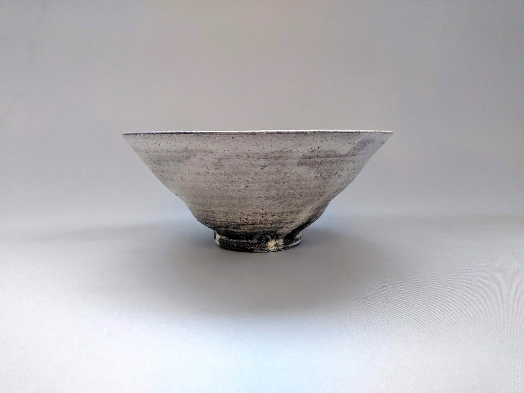 White Slip Ash Glazed Rim Deep Bowl - Crafted By Seiji Okuda