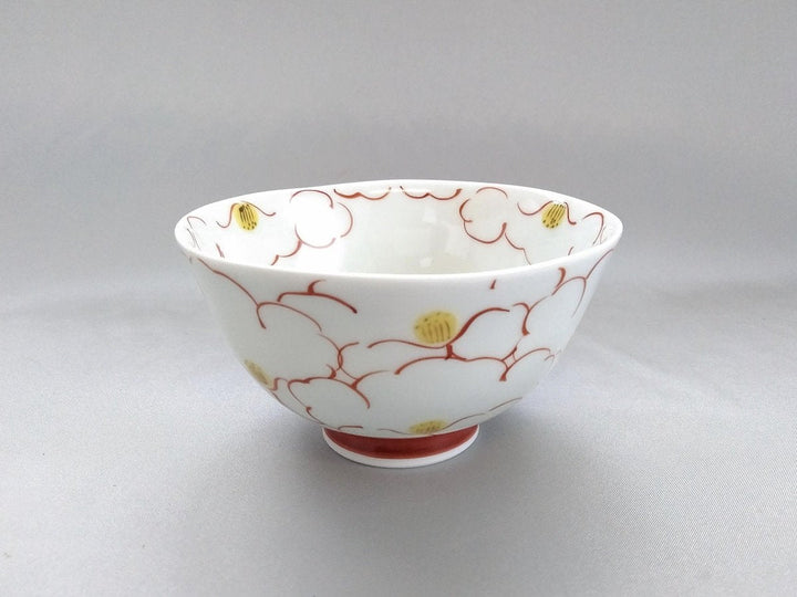 Flower Rice Bowl Red - Crafted By Koso Kiln