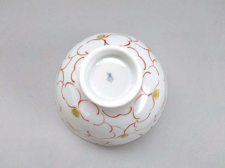 Flower Rice Bowl Red - Crafted By Koso Kiln