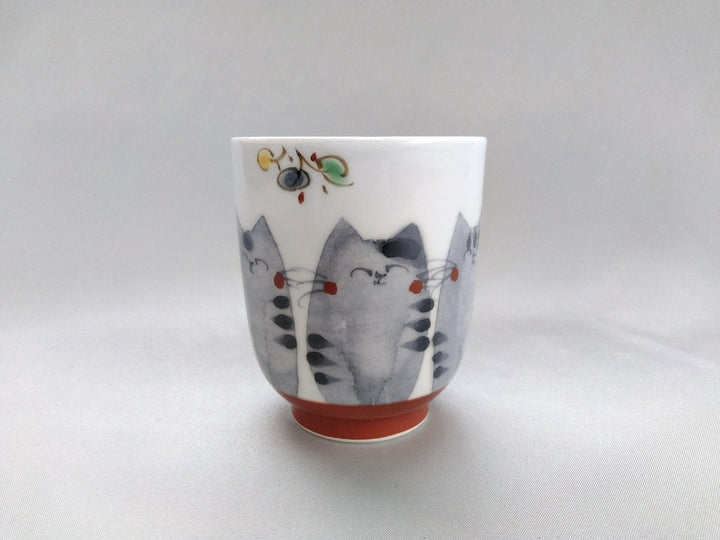 Japanese paper Underglazed cat Cup Small - Crafted By Soramoe Pottery