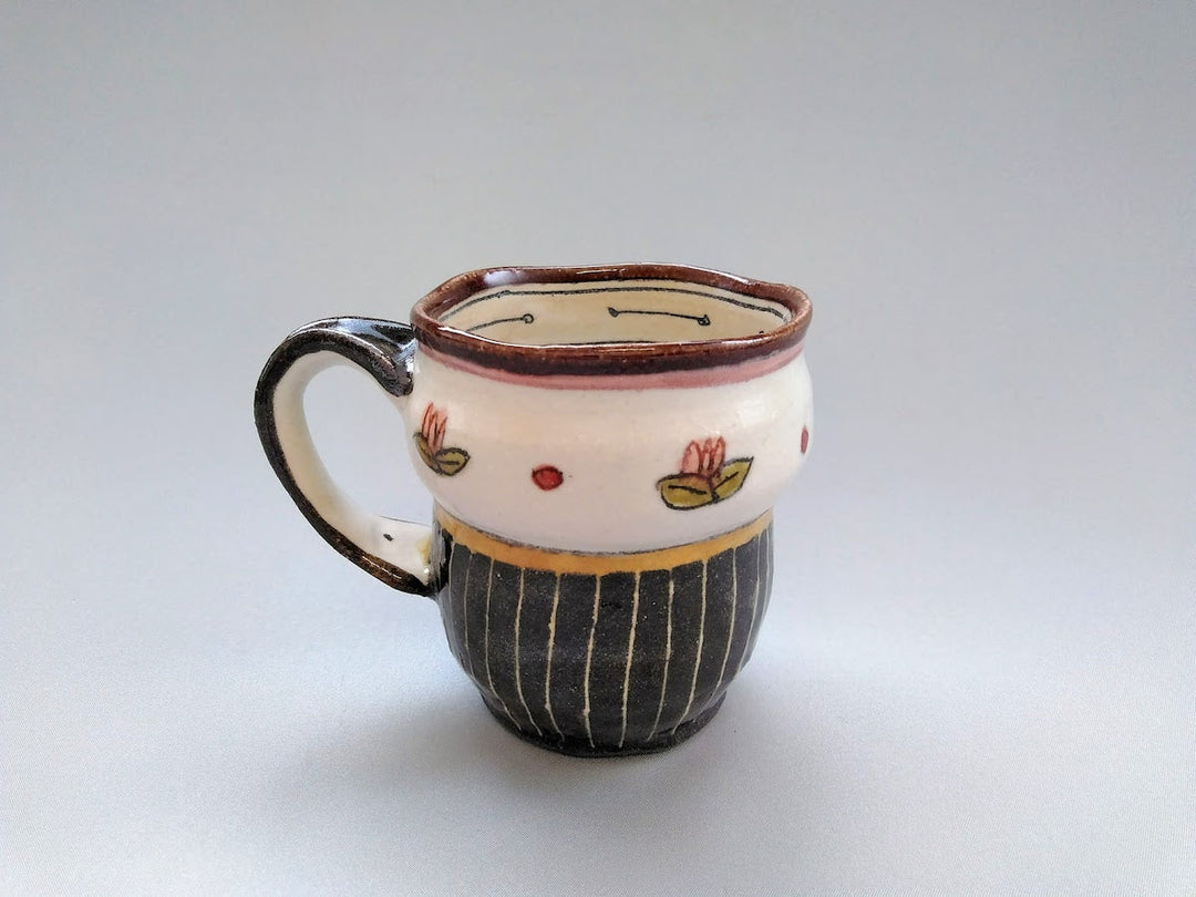 Mug Lotus Scraped Tokusa - Crafted By Jun Kato