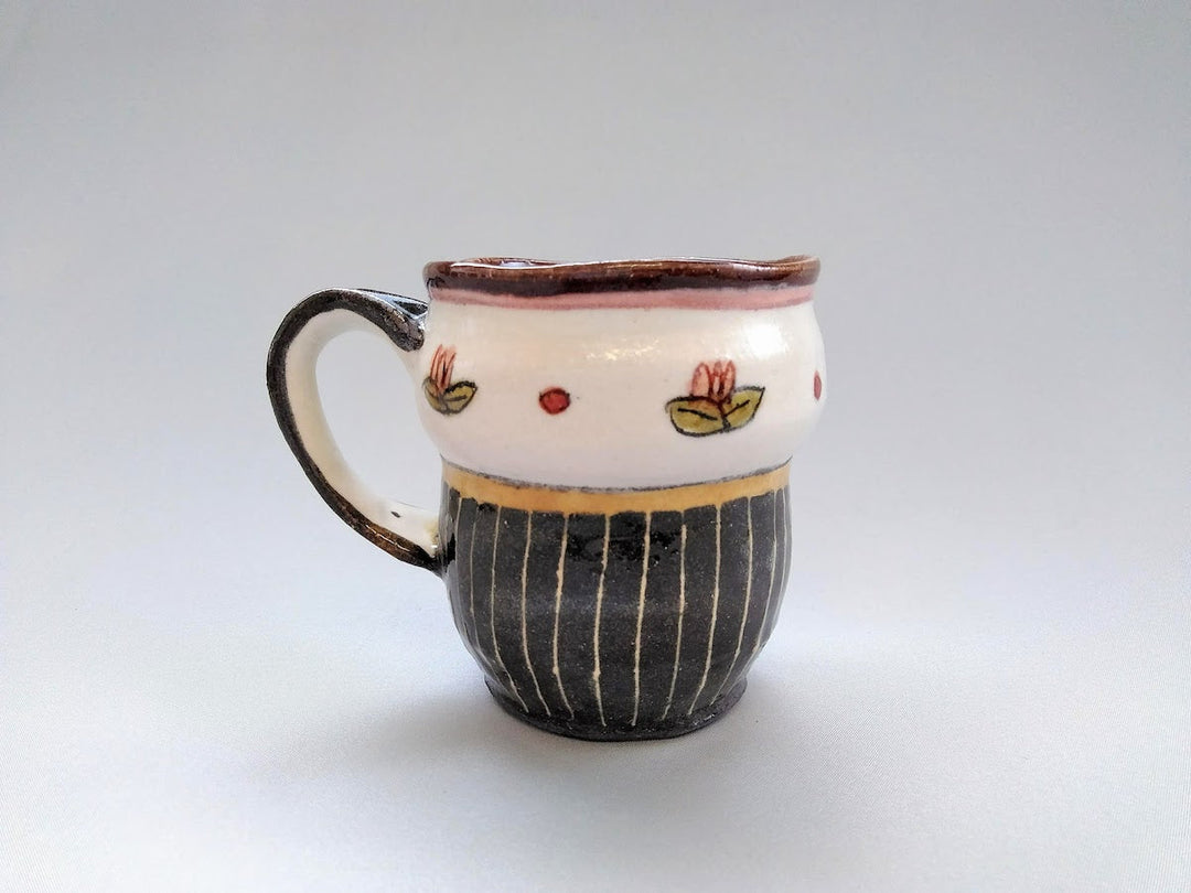 Mug Lotus Scraped Tokusa - Crafted By Jun Kato