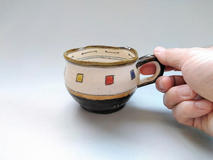 Maru Mug Three-Colors Cube - Crafted By Jun Kato