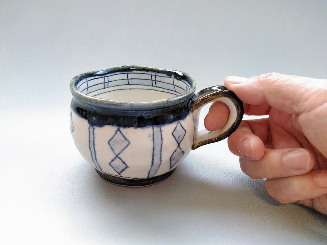 Round Mug Blue Diamond - Crafted By Atsushi Kato