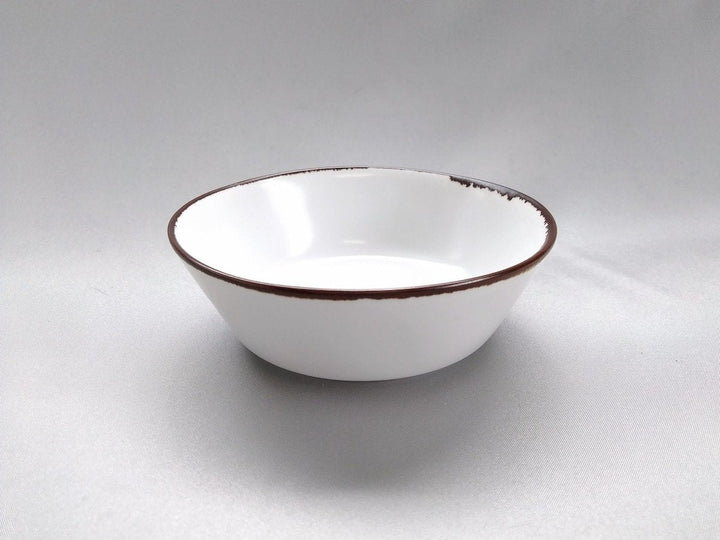 Sled Bowl Nakabuchi rust White mat - Crafted By Koyo Kiln