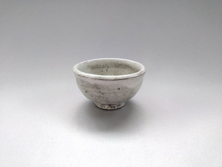 White Slip Round Sake Cup - Crafted By Seiji Okuda