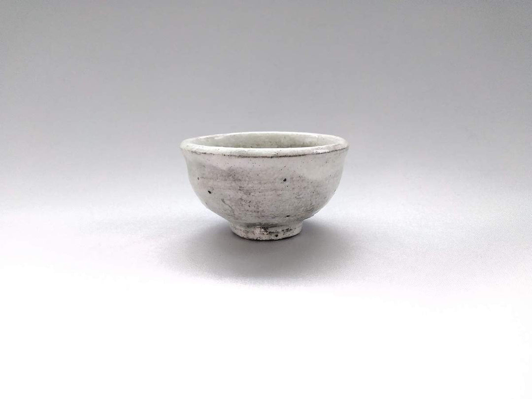 White Slip Round Sake Cup - Crafted By Seiji Okuda