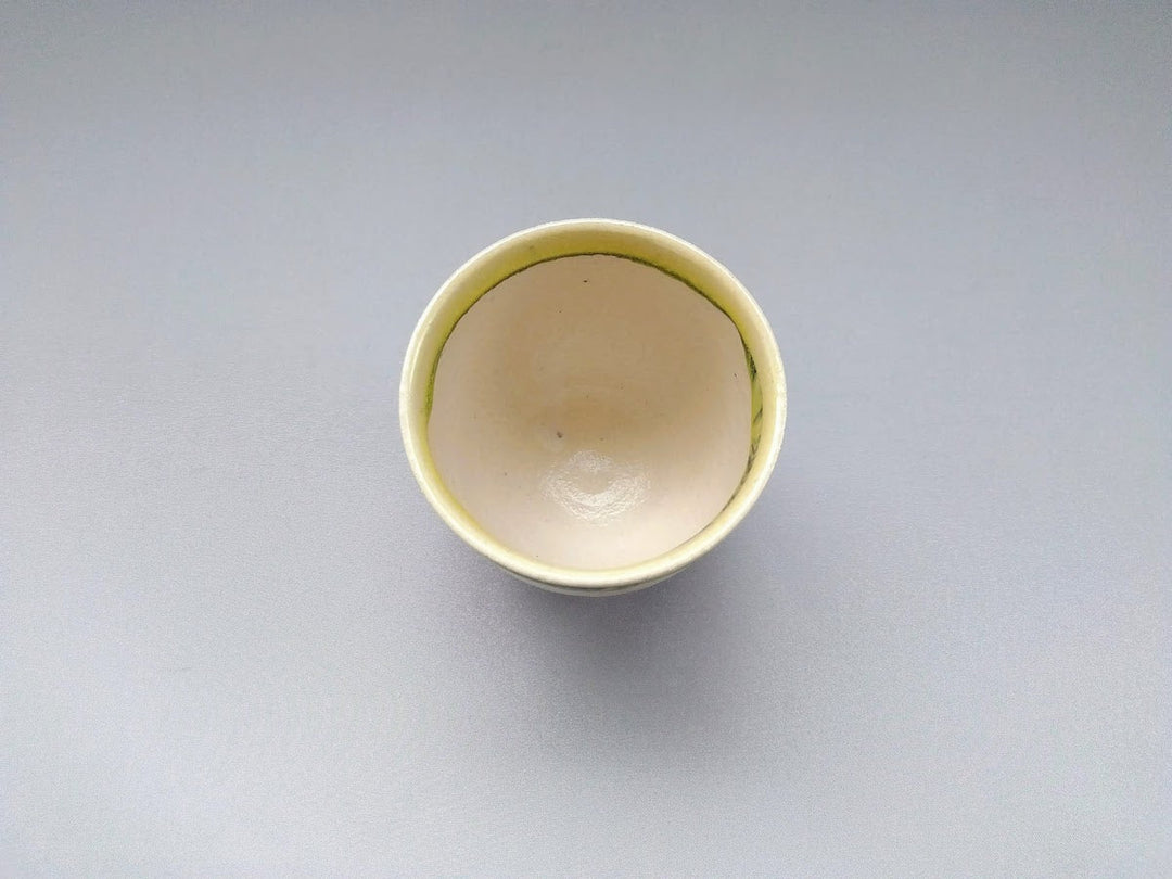 White Slip goth Dot Tea Cup - Crafted By Kazuhito Yamamoto