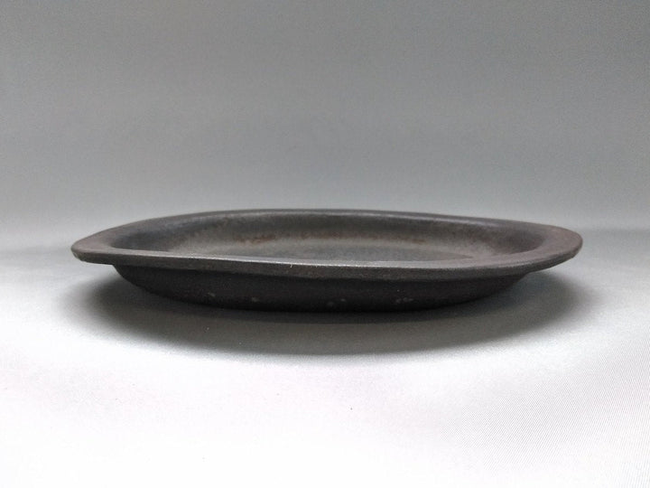 Color Matte Oval Plate M Black - Crafted By Takuya Ohara