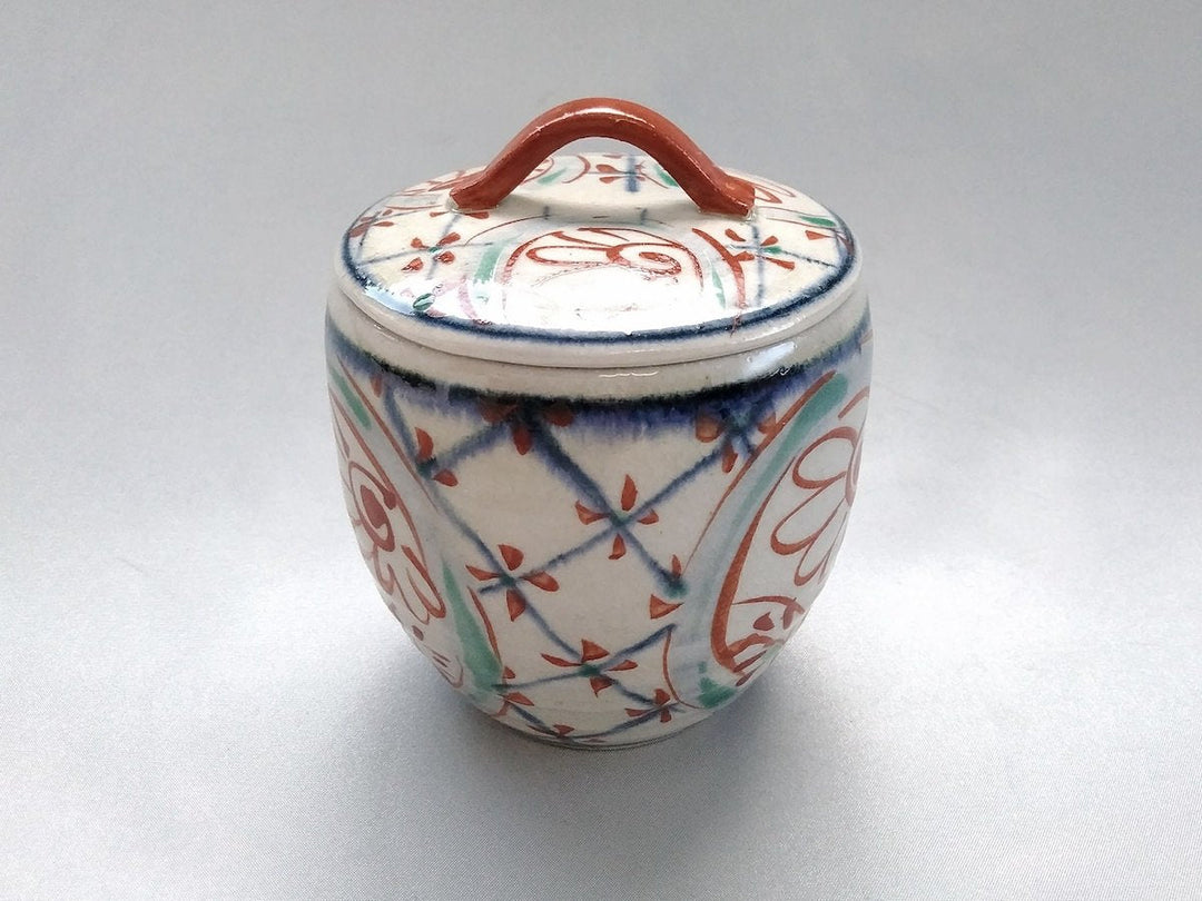 Annam Red umeboshi container - Crafted By Sozan Kiln