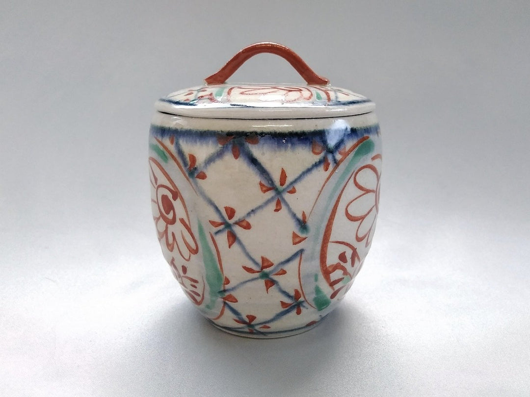 Annam Red umeboshi container - Crafted By Sozan Kiln