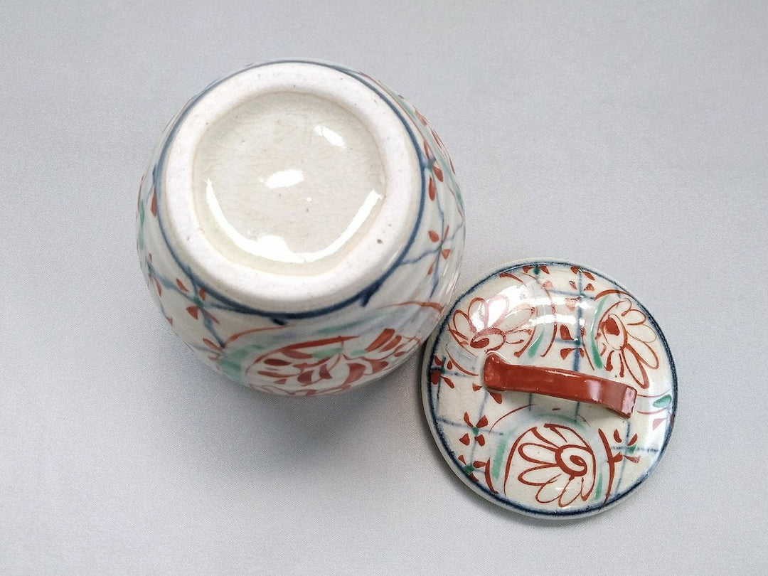 Annam Red umeboshi container - Crafted By Sozan Kiln