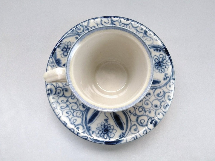 Annam Matori Flower Pattern Coffee C/S - Crafted By Sozan Kiln