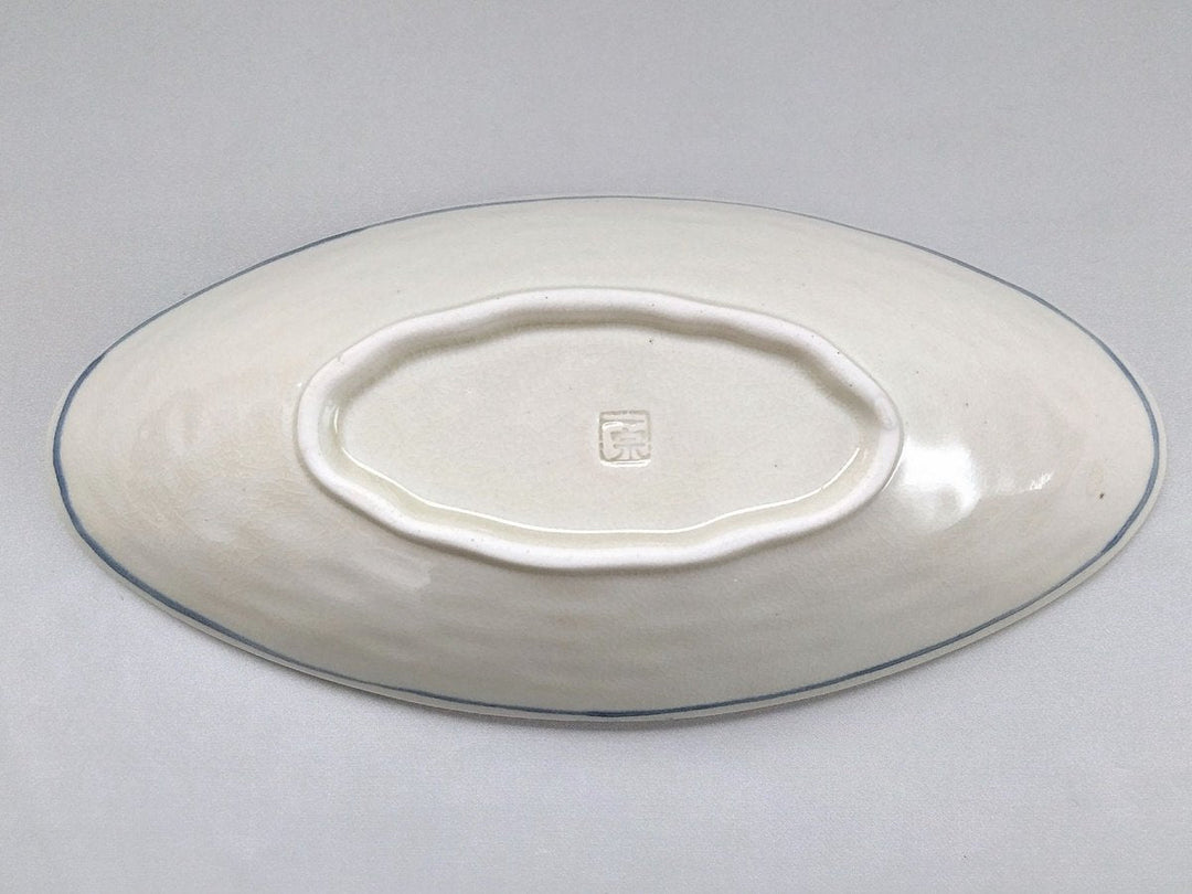 Annam Vine Arabesque boat dish - Crafted By Sozan Kiln