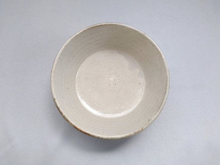 White Slip sogi Flat Small Bowl - Crafted By Shinji Akane