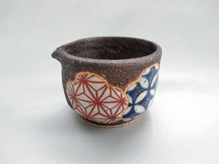 Umeji Pattern Katakuchi Sake Pourer Kosuke - Crafted By Kosai Kiln