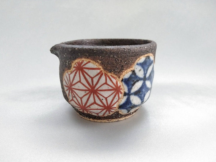 Umeji Pattern Katakuchi Sake Pourer Kosuke - Crafted By Kosai Kiln