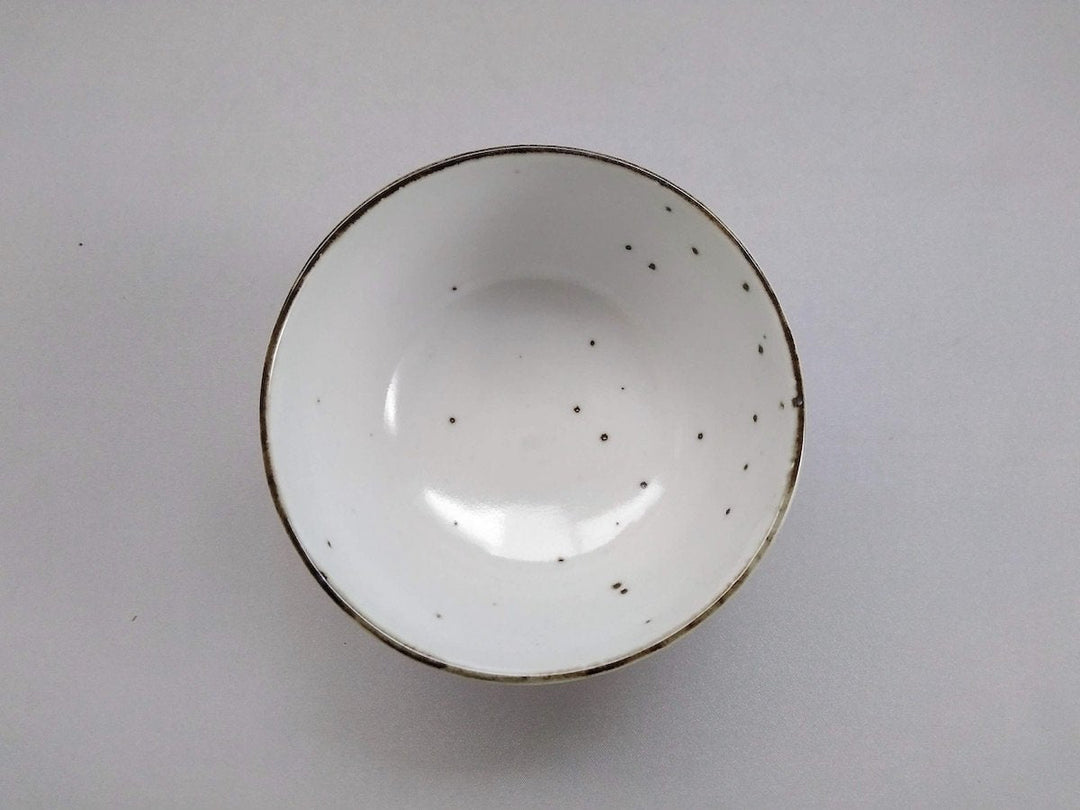 Sometsuke Flower Pattern Rice Bowl - Crafted By Hidemasa Miyake