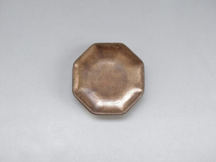 Gold Clay Glazed Chopstick Rest Octagonal - Crafted By Kikaku Pottery