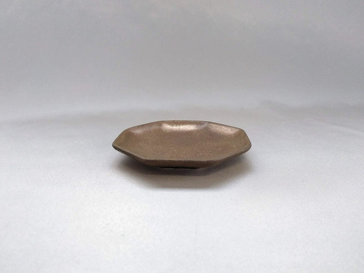 Gold Clay Glazed Chopstick Rest Octagonal - Crafted By Kikaku Pottery