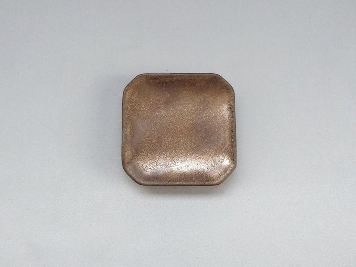 Gold Clay Glazed Chopstick Rest Square - Crafted By Kikaku Pottery