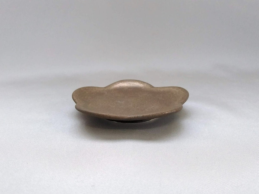 Gold Clay Glazed Chopstick Rest Flower - Crafted By Kikaku Pottery