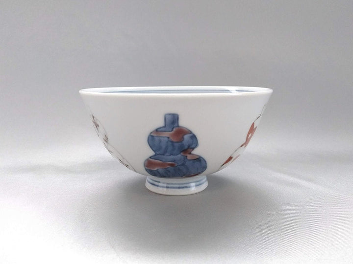 Imari Gourd Rice Bowl Small - Crafted By Tokushichi Kiln