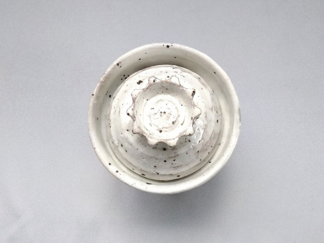 Iron White Slip sTeamed Bowl - Crafted By Akihide Nakao