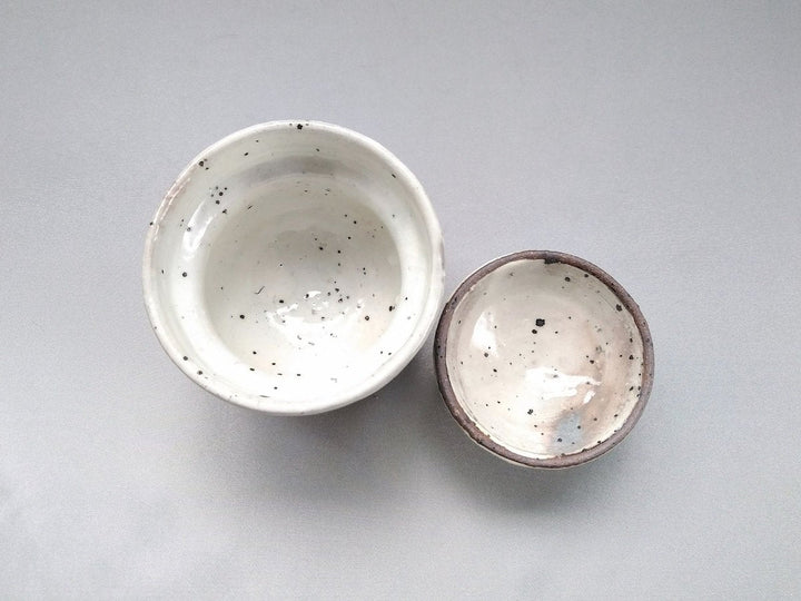 Iron White Slip sTeamed Bowl - Crafted By Akihide Nakao