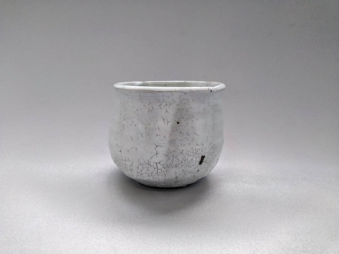 White Slip Round Tea Cup Small - Crafted By Shigehisa Miura