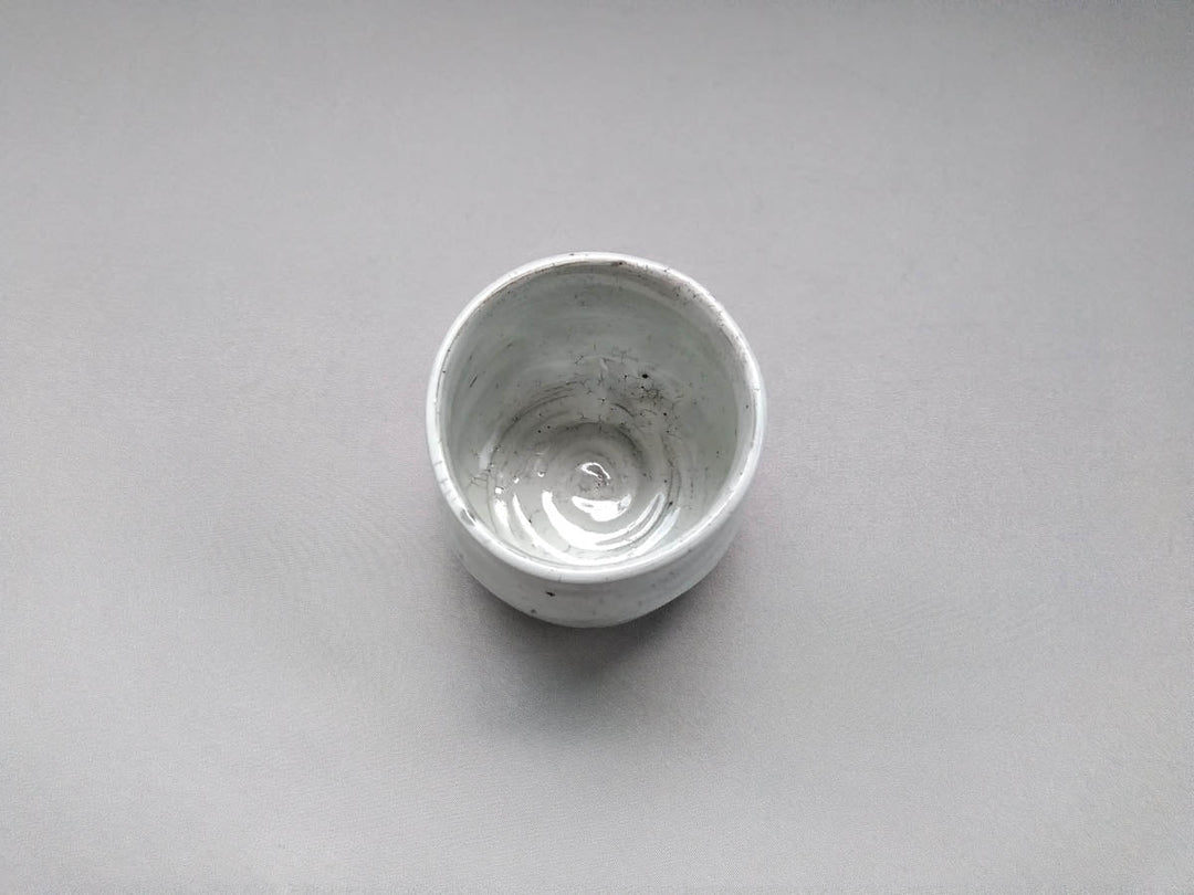 White Slip Round Tea Cup Small - Crafted By Shigehisa Miura