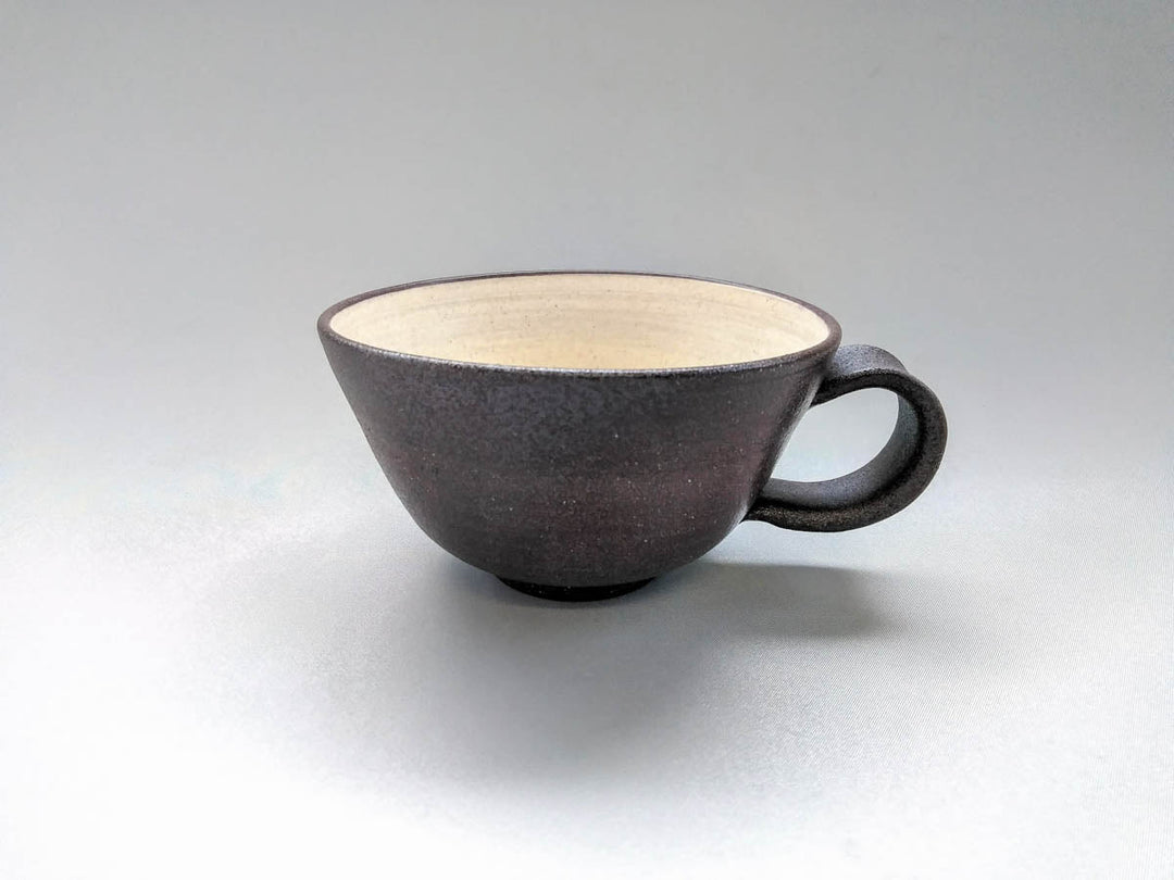 White Slip Glazed Soup Cup - Crafted By Mine Pottery