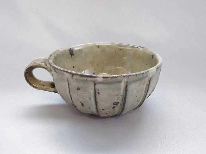 Wild Green onion Faceted Soup Cup - Crafted By Taizo Yamamoto