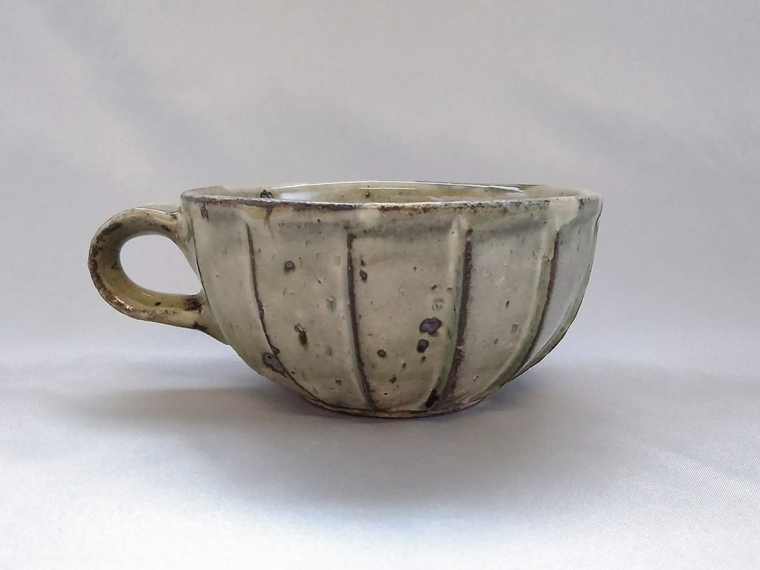 Wild Green onion Faceted Soup Cup - Crafted By Taizo Yamamoto