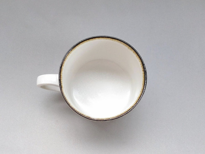 White Porcelain Tokusa Mug - Crafted By Tetsuya Kobayashi