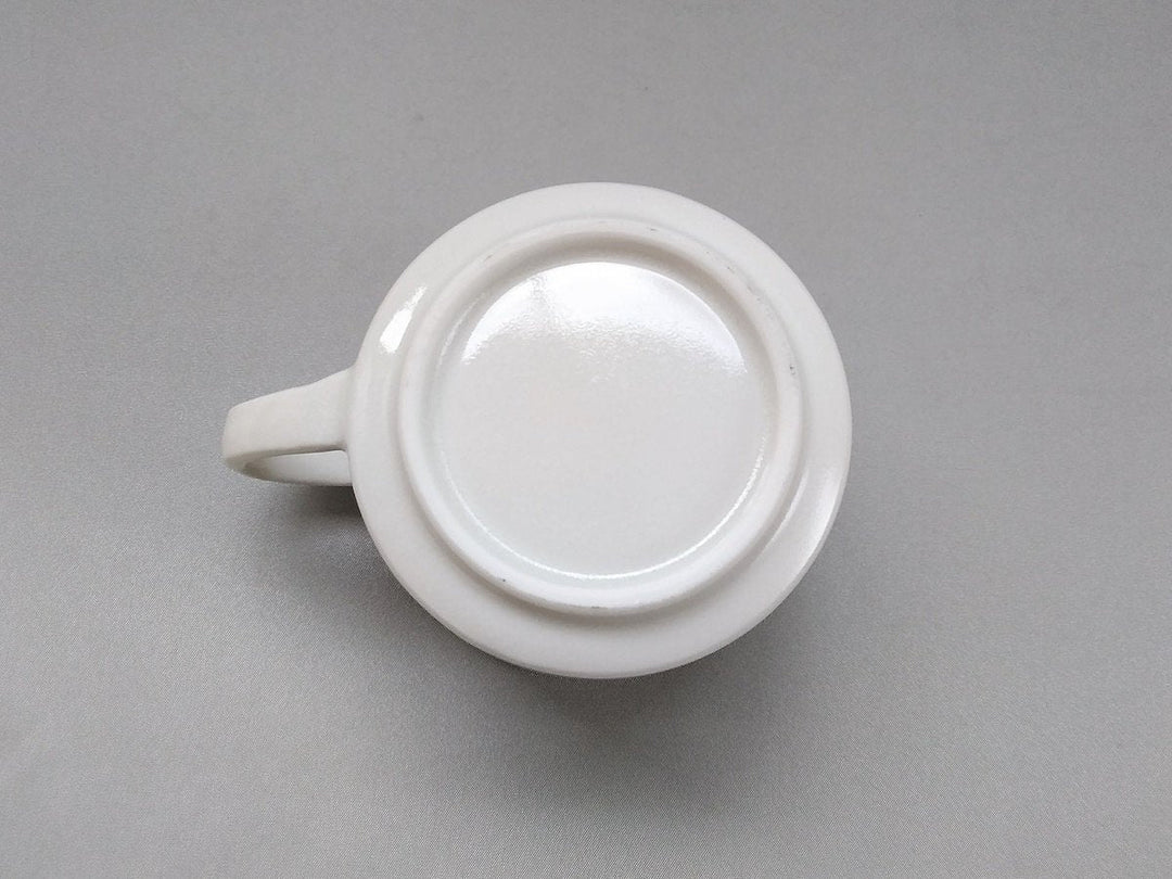 White Porcelain Tokusa Mug - Crafted By Tetsuya Kobayashi