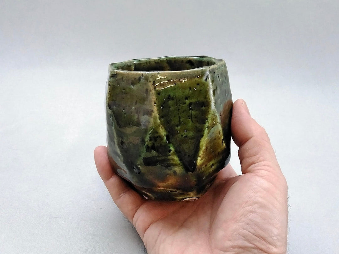 Oribe hatsuri Tea Cup - Crafted By Kazuhito Yamamoto