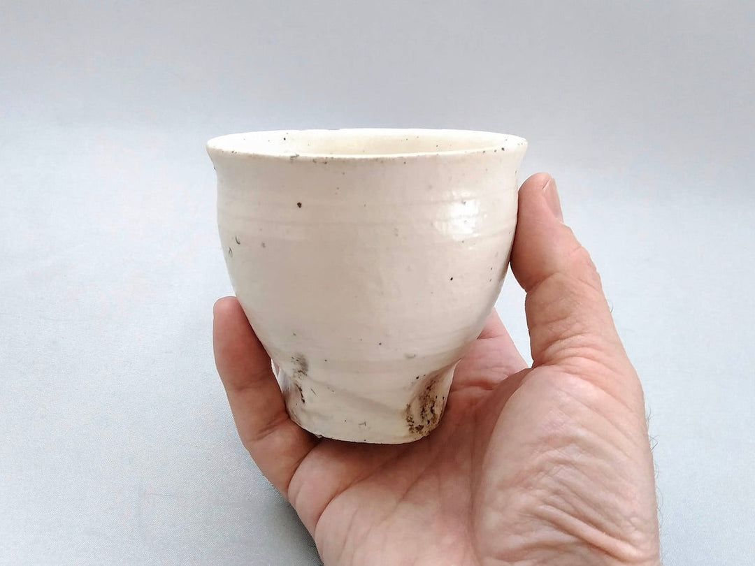 White Slip Tea Cup Elementary School - Crafted By Kazuhito Yamamoto