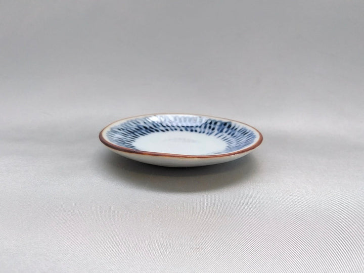 Underglazed mijin Arabesque Round Small Plate - Crafted By Jusen Kiln