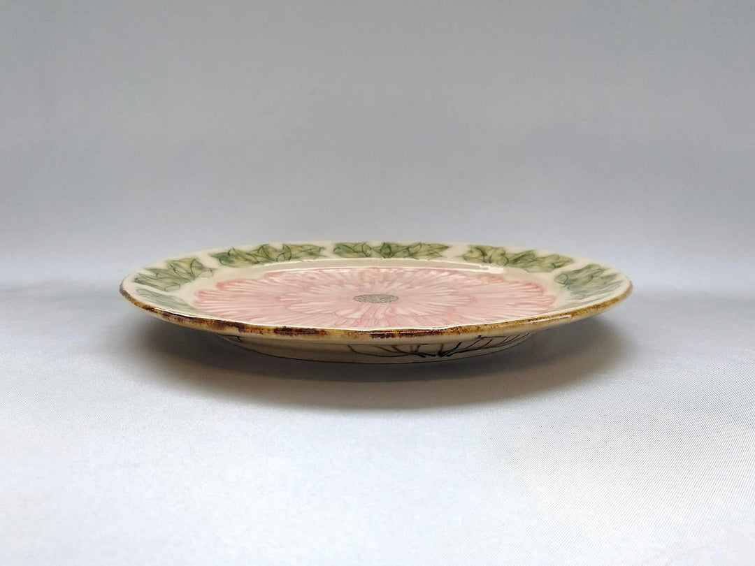 Peony Flower cake Plate Red - Crafted By Yoshihei Kato