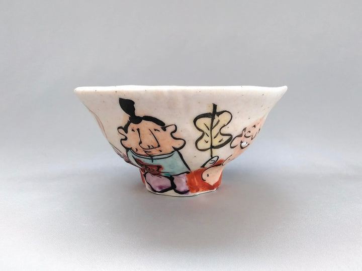 Colored Rice Bowl of the Seven Lucky Gods - Crafted By Hitori Wada